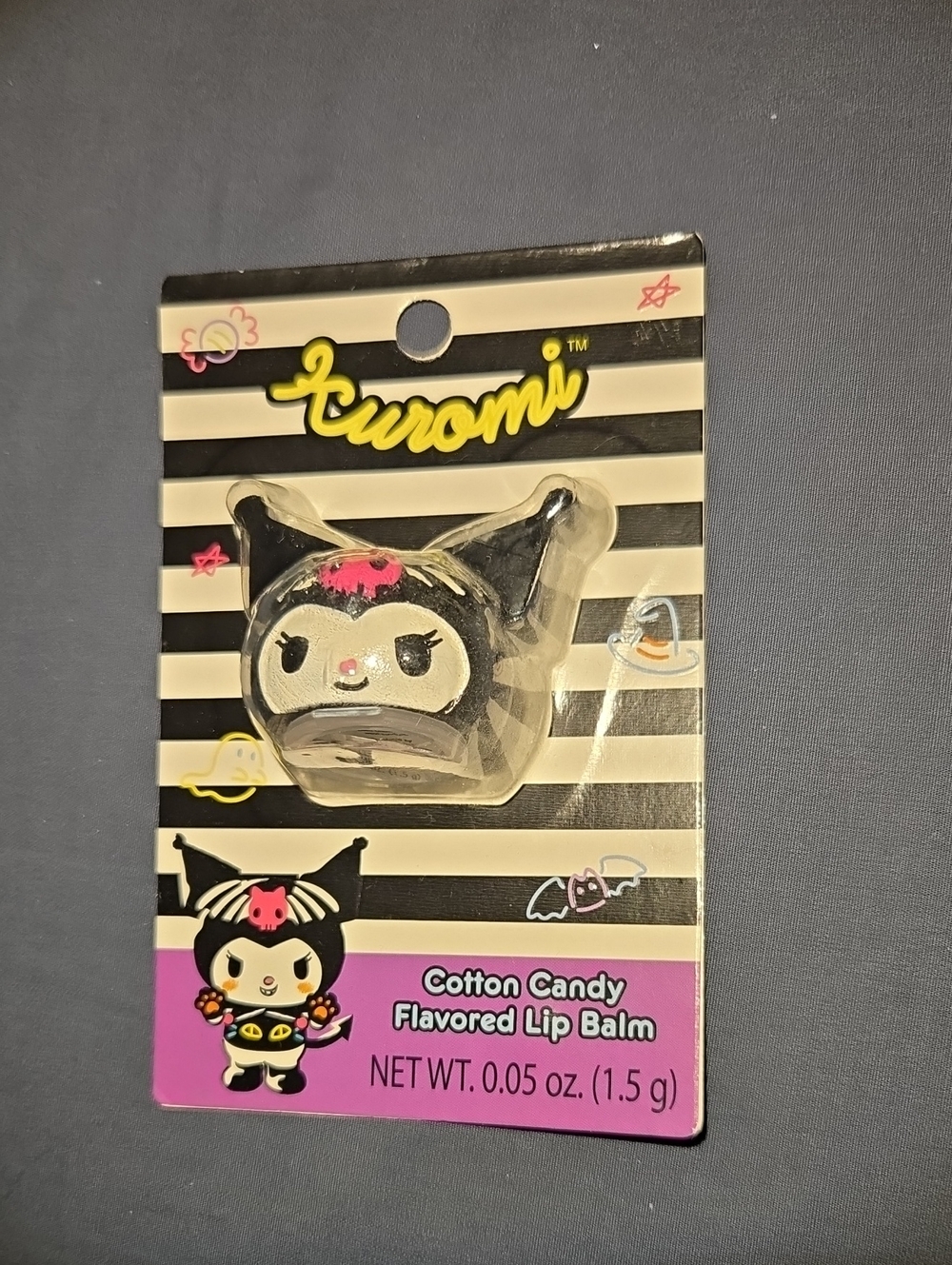 Kuromi Figural Cotton Candy Lip Balm